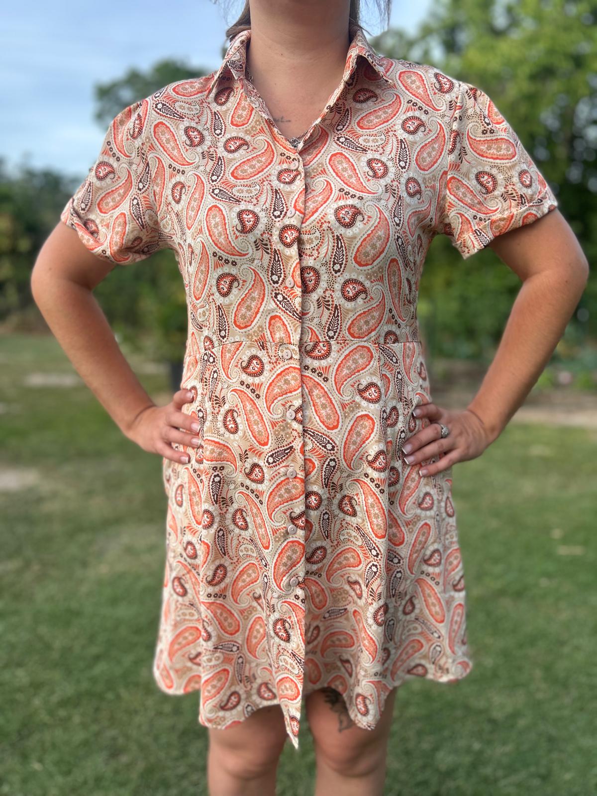 Robe flamant rose taille M