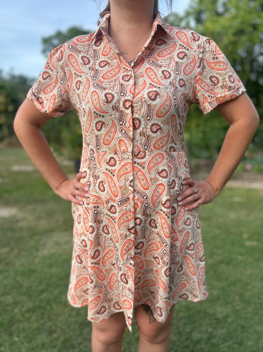 Robe flamant rose taille M
